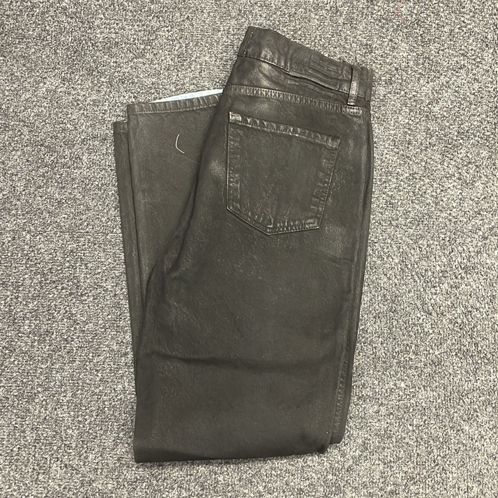 NWT Revice Ex Boyfriend Colorblock Black Coated Harlow Wash Jeans - Picture 7 of 8